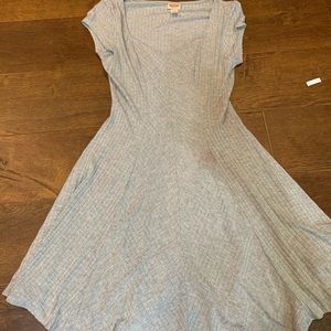 light grey petite dress